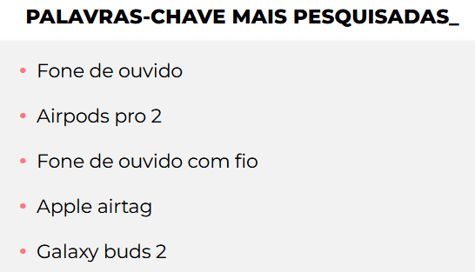 Acessórios para celular mais pesquisados no Mercado Livre
