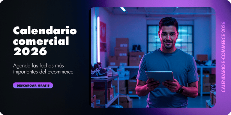 Banner de descarga del calendário comercial del e-commerce 2026 - mailing