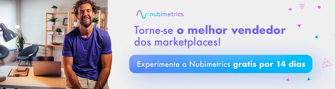 Banner de teste grátis de 14 dias da Nubimetrics