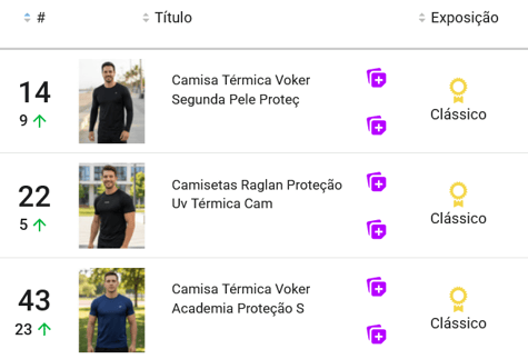 Camisetas com proteção UV mais vendidas no Mercado Livre
