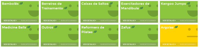 Categorias com oportunidade dentro de Funcional, Pilates e Yoga no Mercado Livre