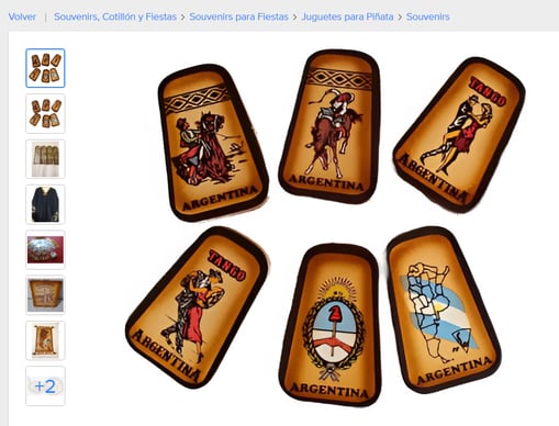Imagen de una publicación de productos artesanales