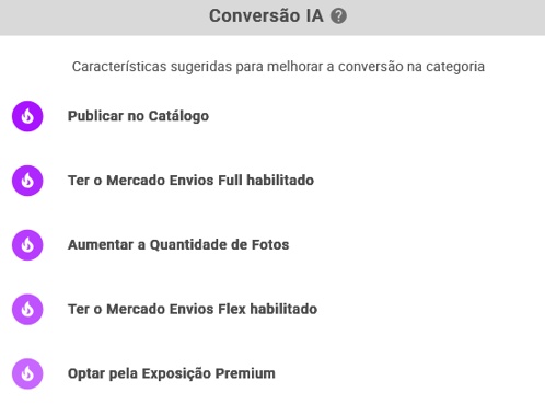 Informações IA da subcategoria Papéis para impressão na Nubimetrics-1