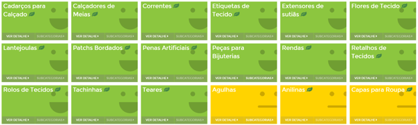 Informações da subcategoria Artigos de Armarinho na&nbsp;Nubimetrics