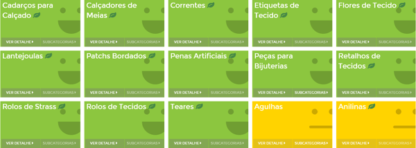 Informações da subcategoria Artigos de Armarinho na&nbsp;Nubimetrics