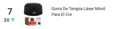 Las gorras láser son tendencia en Argentina