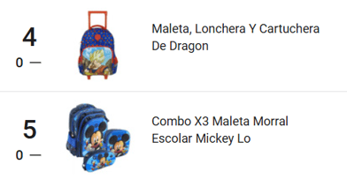 Las mochilas de personajes animados marcan tendencia en Colombia