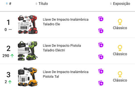 Llave de impacto más vendida en Mercado Libre México