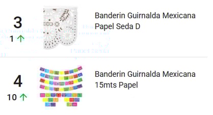 Los banderines mexicanos son tendencia en Mercado Libre Colombia