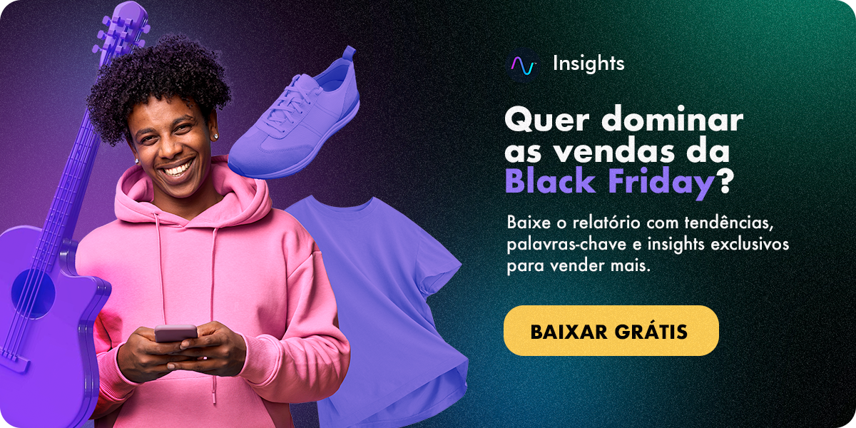 Banner do relatório de tendências Black Friday 2025 da Nubimetrics