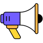 Ícone de megafone