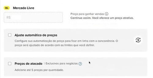 Nova funcionalidade do Mercado Livre