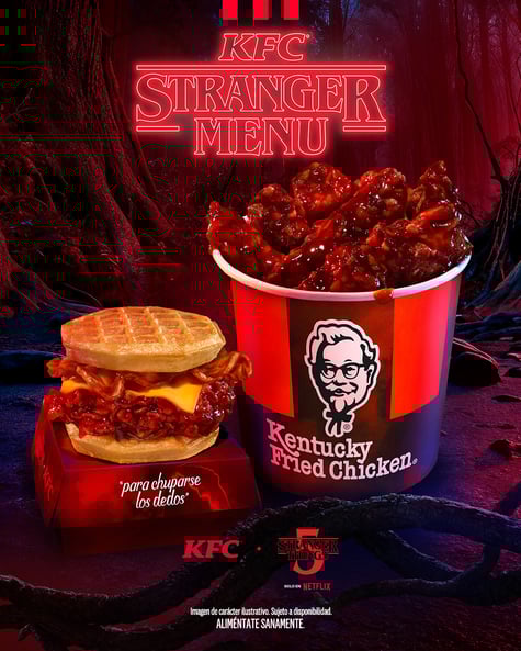 Nuevo Stranger Menu x KFC México