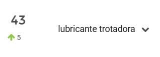 Palabras clave en tendencia en Mercado Libre Chile.