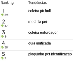 Palavras mais pesquisadas na categoria Viagem e Passeio para cachorros