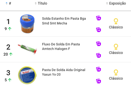 Pastas térmicas mais vendidas no Mercado Livre