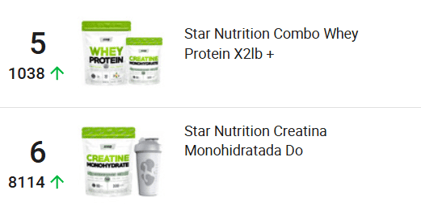 Productos más vendidos en Suplementos en Mercado Libre Argentina