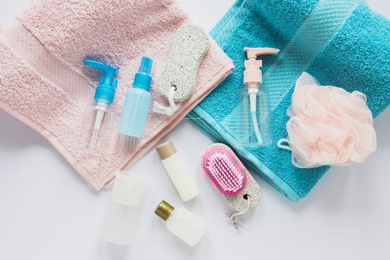 Produtos de higiene representando produtos de low ticket para vender online