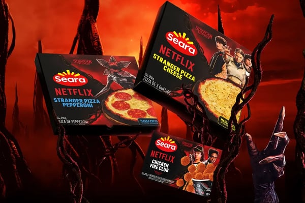 Produtos temáticos de Stranger Things criados pela Seara