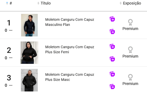 Ranking de produtos mais vendidos na categoria Moda Fitness do Mercado Livre
