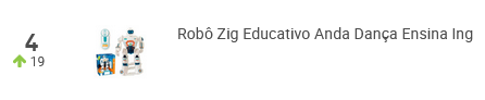Robô de brinquedo mais vendidos no Mercado Livre em abril