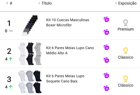 Roupa íntima mais vendida no Mercado Livre