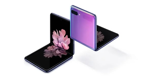 Samsung Galaxy Z Flip Mirror representando tecnologia coreana