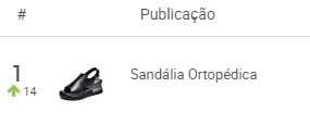 Sandália feminina mais vendida no Mercado Livre