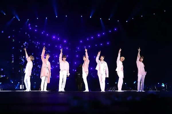 Show do BTS no Allianz Parque, São PauloSP, em 2019