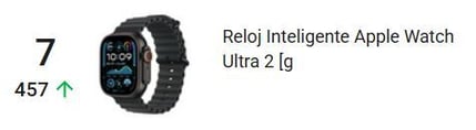 Smartwatch en tendencia en Mercado Libre Argentina