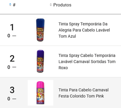 Sprays coloridos para cabelo mais vendidos no Mercado Livre