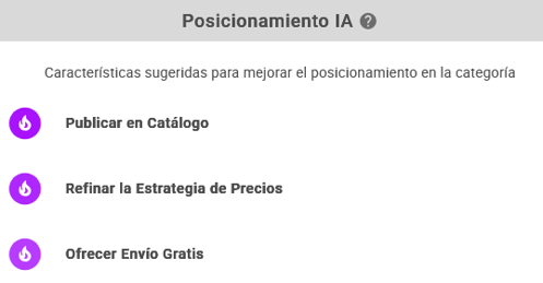 Sugerencias IA de la subcategoría Televisores de México en Nubimetrics