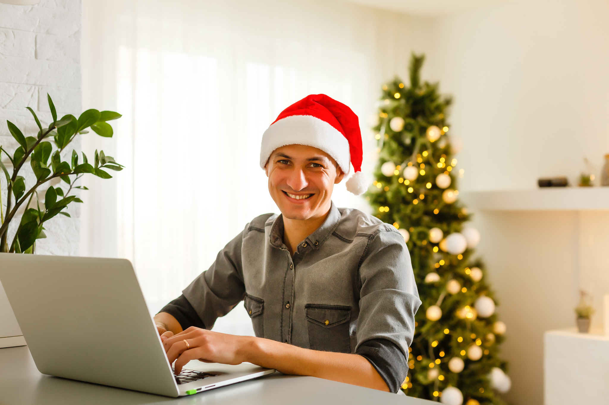 Vendedor do Mercado Livre preparando seu negócio para o Natal