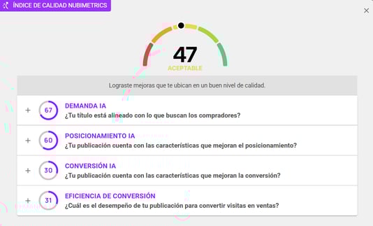 Vista del Optimizador de Publicaciones de Nubimetrics-1